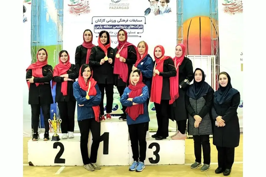 نایب قهرمانی تیم شنای بانوان پتروشیمی جم در مسابقات شرکتهای پتروشیمی منطقه پارس