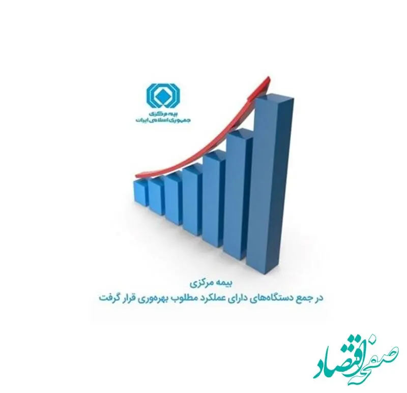 بیمه مرکزی در جمع دستگاه‌های دارای عملکرد مطلوب بهره‌وری قرار گرفت