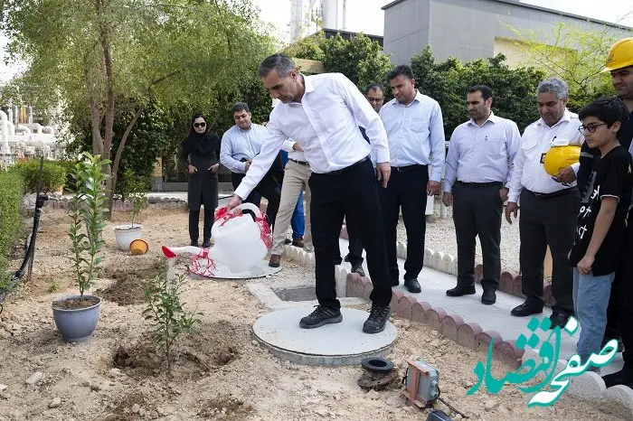 همزمان با روز درخت کاری؛ کاشت نهال در مجتمع پتروشیمی مروارید