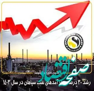رشد ۳۰ درصدی درآمدهای نفت سپاهان در سال ۱۴۰۳