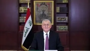 پیام خاص رئیس جمهور عراق به رهبر جدید ایران
