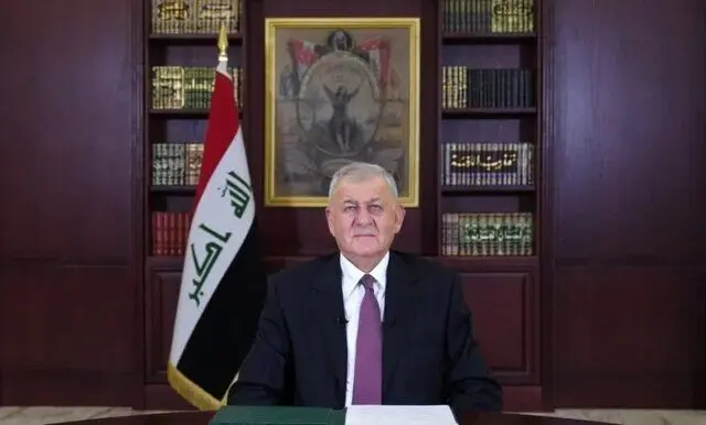 پیام خاص رئیس جمهور عراق به رهبر جدید ایران