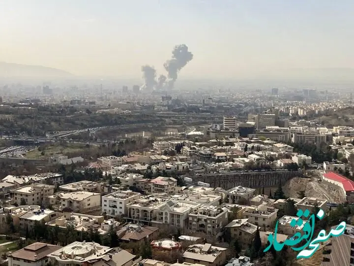 حمله آمریکا و اسرائیل به یک کارخانه آسفالت در همدان