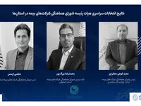 حضور مدیران شعب بیمه تجارت‌نو در هیئت رئیسه شورای هماهنگی بیمه استان‌ها
