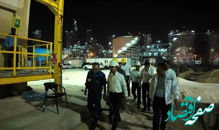 بازدید سیاوش میرحاجی مدیرعامل شرکت پتروشیمی پارس و مدیرارشد شرایط اضطراری شرکت های پتروشیمی منطقه پارس از شرکت پتروشیمی دماوند انرژی عسلویه