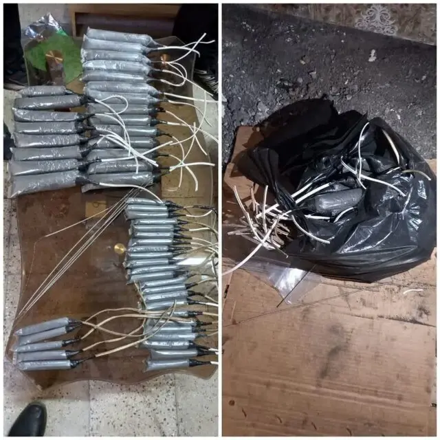 خبر فوری؛ یک محموله بمب دست ساز در گیلان کشف شد