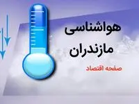 پیش بینی وضعیت آب و هوا مازندران فردا چهارشنبه ۳ بهمن ماه ۱۴۰۳ + هواشناسی مازندران و ساری طی ۲۴ آینده