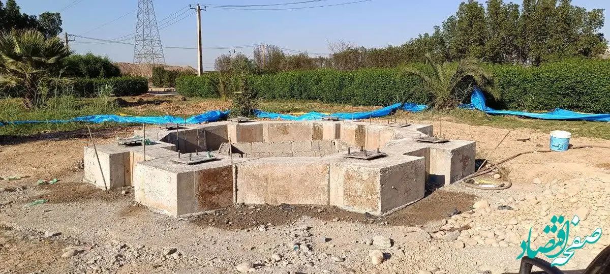 پیشرفت فیزیکی ۳٠درصدی پروژه احداث یادمان شهدای گمنام فولاد اکسین خوزستان