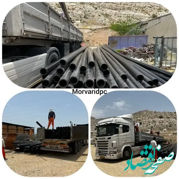 کمک پتروشیمی مروارید به شبکۀ زیرساخت‌ آب شرب شهر شیرینو