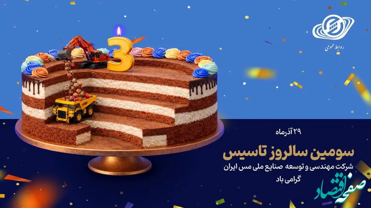 سومین سالروز تأسیس شرکت مهندسی و توسعه صنایع ملی مس ایران گرامی‌باد