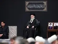 تصویری ویژه از داماد آمریکایی حدادعادل در بیت رهبری / این سردار هم بود