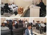 جلسه آموزشی تبیین، تشریح وظایف و تکالیف قانونی فعالین اقتصادی و مودیان مالیاتی در منطقه آزاد چابهار برگزار گردید