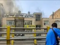 خبر فوری از آتش سوزی فروشگاه کفش در تهران/ حضور ۵ ایستگاه آتش‌نشانی در محل