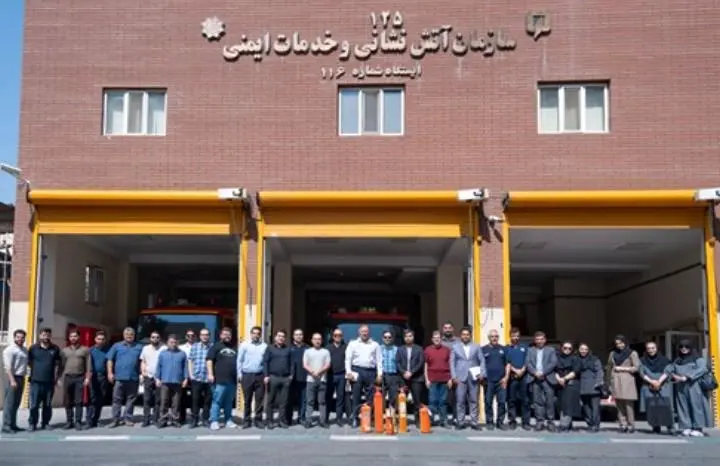 برگزاری دوره آموزشی اطفاء حریق مقدماتی برای کارکنان پترو ایران