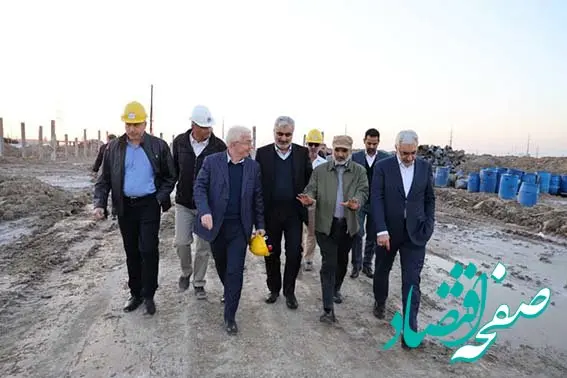 بازدید دکتر علی عسکری از مگاپروژه الماس ماهشهر