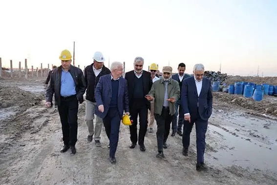 بازدید دکتر علی عسکری از مگاپروژه الماس ماهشهر