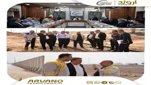نشست مشترک پتروشیمی اروند و راه‌آهن جنوب برای احداث جایگاه ریلی بارگیری کاستیک مایع