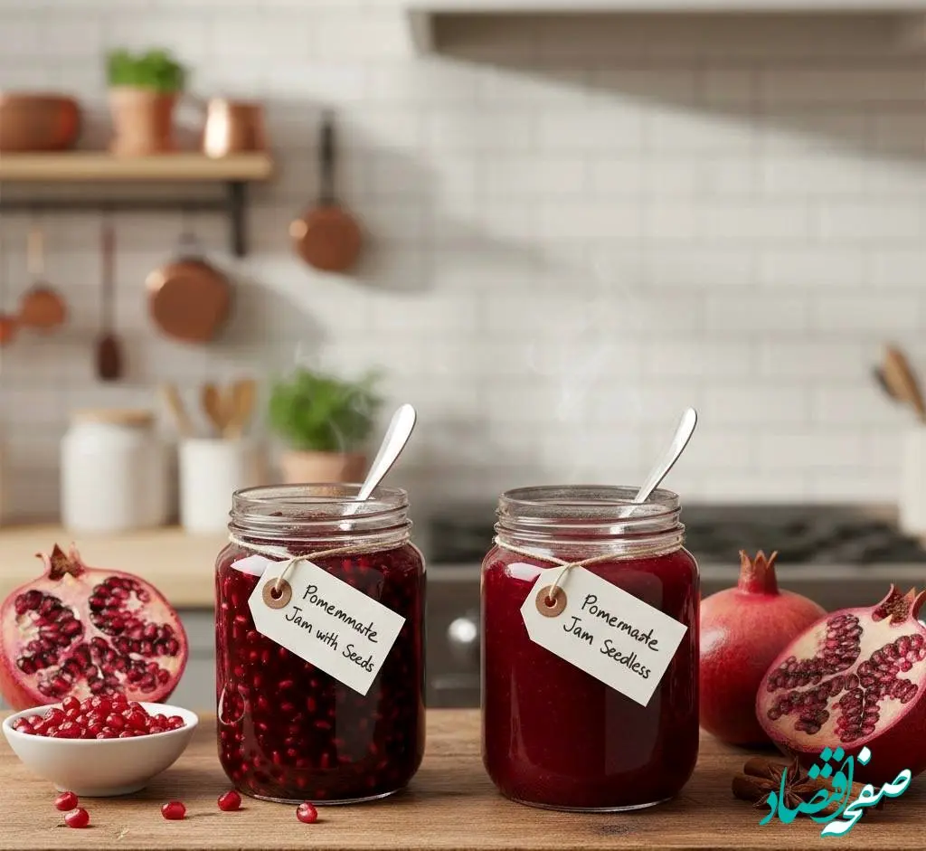 چطور مربای انار درست کنیم که نه شکرک بزند، نه تیره شود و همیشه خوشرنگ بماند؟
