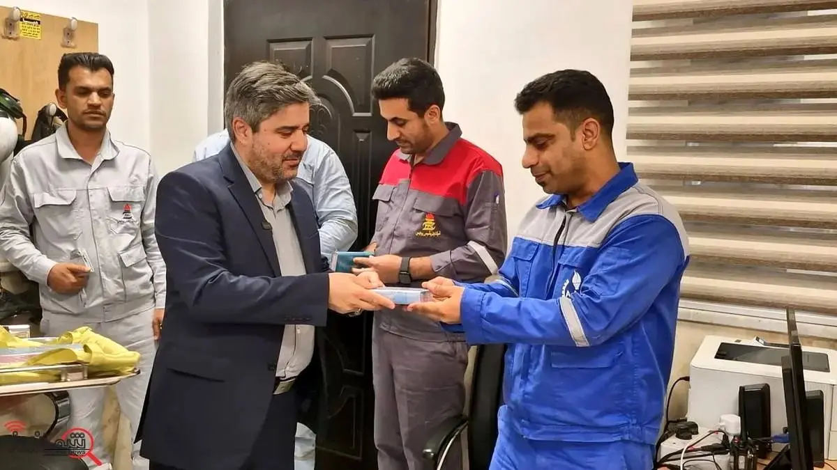 دیدار نوروزی مدیرعامل پتروشیمی پردیس در ساعات اولیه آغاز سال ۱۴۰۴