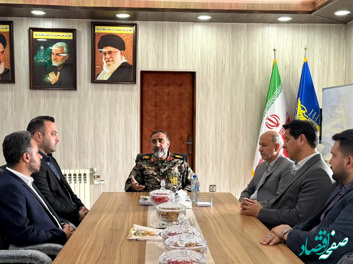 دیدار مدیرعامل، معاونین و مدیران منطقه آزاد اینچه برون با فرمانده سپاه نینوا استان گلستان 