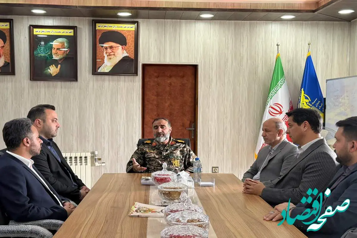 دیدار مدیرعامل، معاونین و مدیران منطقه آزاد اینچه برون با فرمانده سپاه نینوا استان گلستان 