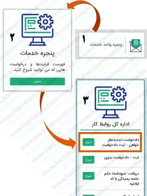 اعتراض و تجدید نظر به رای در سامانه جامع اداره کار