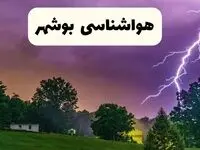 پیش بینی وضعیت آب و هوا بوشهر فردا سه شنبه ۱۶ اردیبهشت ماه ۱۴۰۴ اعلام شد | خبر فوری هواشناسی بوشهر ۱۶ اردیبهشت