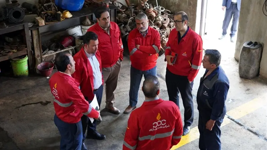 گزارش تصویری بازدید مدیرعامل شرکت نفت پاسارگاد از مجتمع قیرسازی شیراز