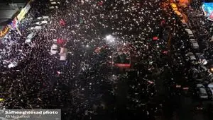 گزارش تصویری از حضور مردم انقلابی ایران در میدان