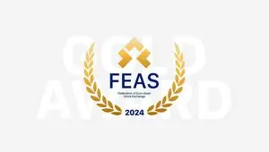 کسب نشان طلای بازارهای سهام FEAS  توسط کارگزاری مفید