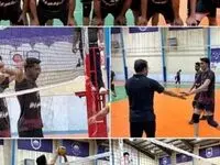صدر نشینی والیبال غدیرایرانیان در دیدارهای گروهی مسابقات والیبال مجتمع صنعتی چادرملو