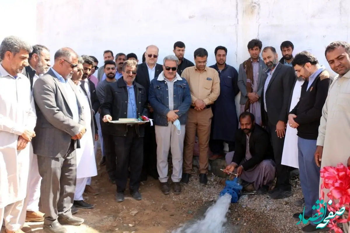 بهره‌برداری از مخزن آب ۲۰۰‌مترمکعبی در روستای چاه‌حسینعلی زاهدان
