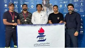 قهرمانی تیم آتش‌نشانی پتروشیمی پردیس در رقابت‌های منطقه پارس