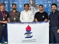 قهرمانی تیم آتش‌نشانی پتروشیمی پردیس در رقابت‌های منطقه پارس