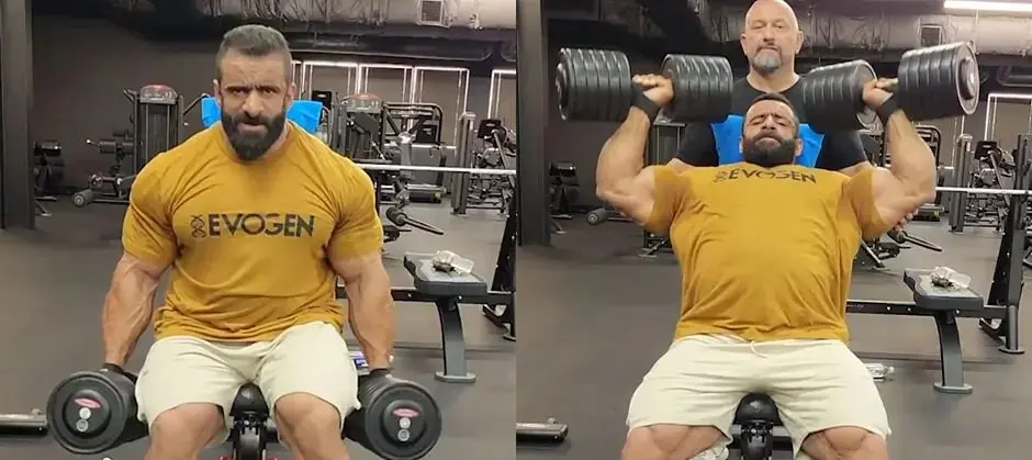 تمرینات دیوانه وار هادی چوپان زیر نظر رامبد / زوزه گرگ ایرانی در قلب تگزاس 