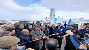 افتتاح پروژه راه‌سازی و توسعه شبکه حمل و نقل جاده ابریشم توسط معاون اجرایی رئیس جمهور
