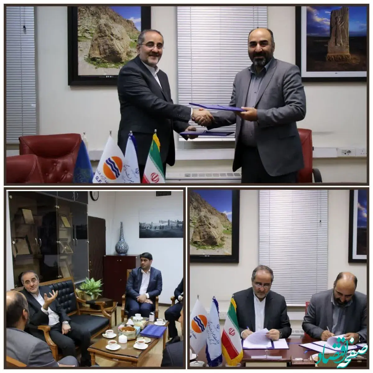 عقد تفاهم نامه سازمان منطقه آزاد قشم و پژوهشگاه میراث فرهنگی و گردشگری