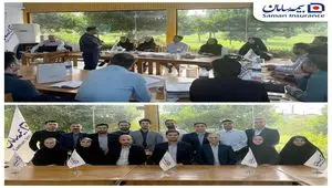 برگزاری گردهمایی آموزشی خسارت اتومبیل شعب منطقه یک بیمه سامان در ساری