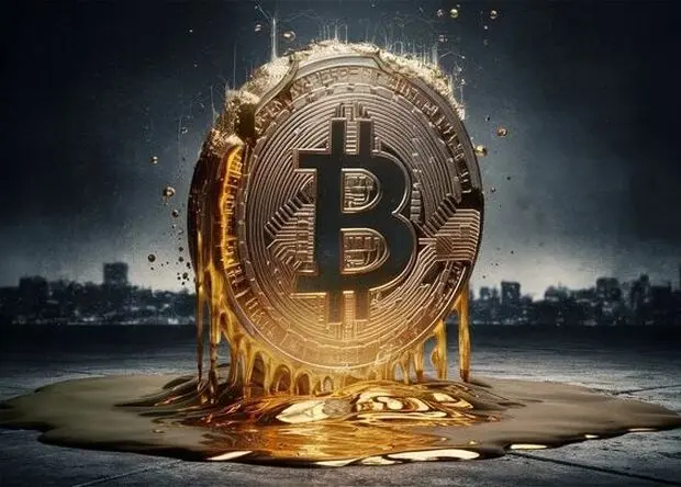 سقوط آزاد ناگهانی قیمت بیت کوین به زیر ۶۴ هزار دلار