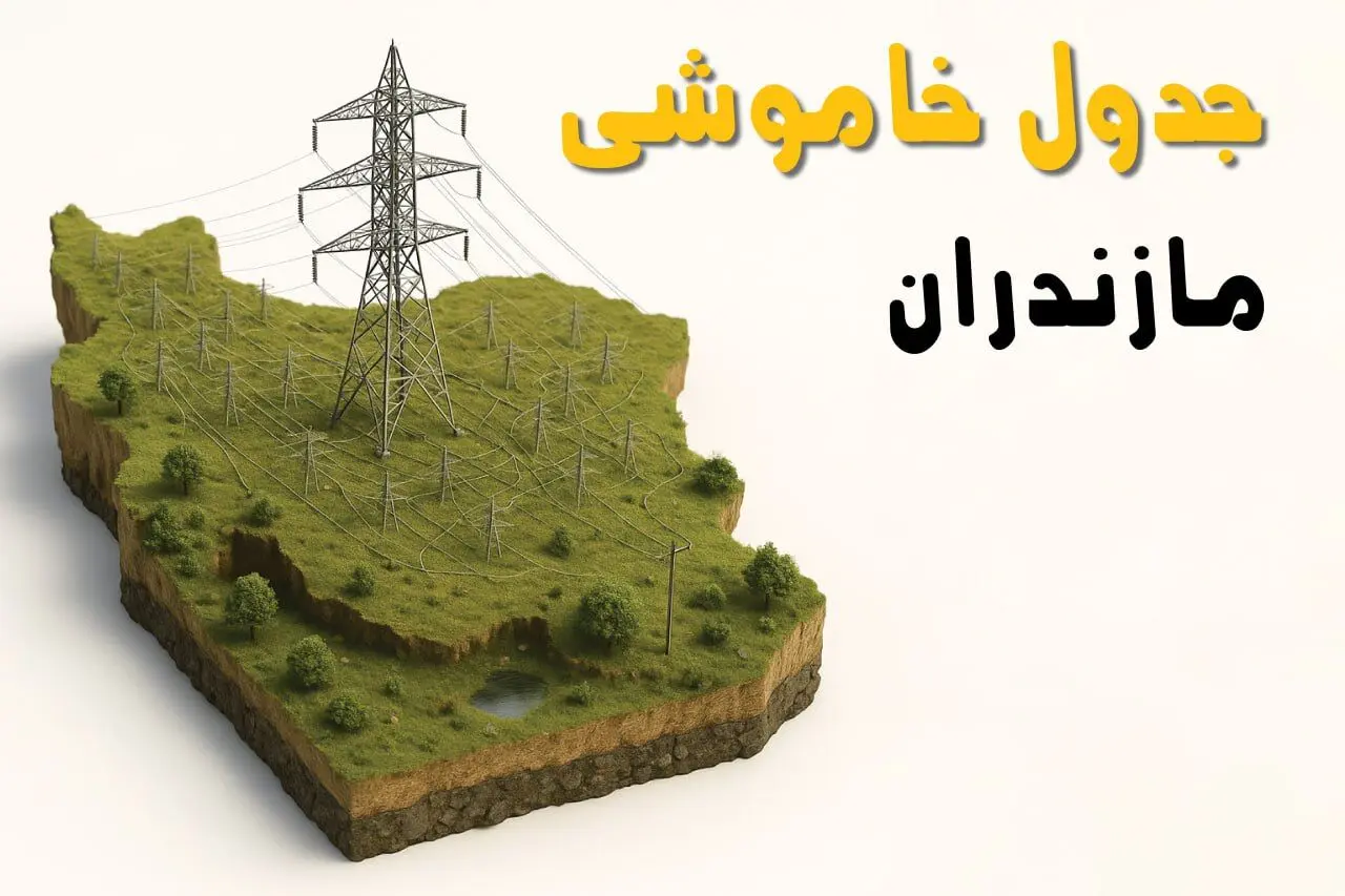 جدول خاموشی برق ساری جمعه ۲ خرداد ۱۴۰۴ + ساعت قطع برق استان مازندران جمعه ۲ خرداد ۱۴۰۴