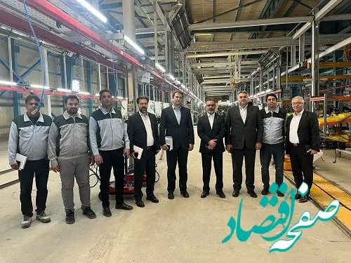 رئیس هیئت‌مدیره بانک سینا از شرکت خودرو سازی آرتابان دیزل بازدید کرد