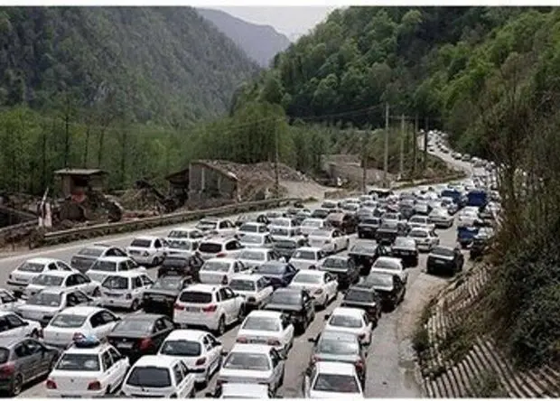 آخرین وضعیت ترافیک سنگین در آزادراه تهران -شمال