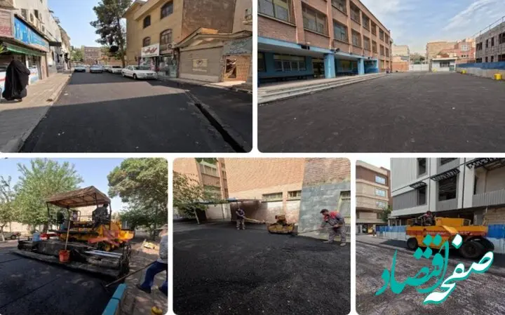 تداوم نهضت آسفالت در معابر اصلی منطقه ۲۰