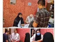 میزبانی موکب بیمه سامان از زائران اربعین در کربلای معلی