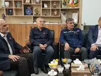 دیدار رییس هیات مدیره شرکت فولاد خوزستان و هیات همراه با فرمانده انتظامی استان خوزستان