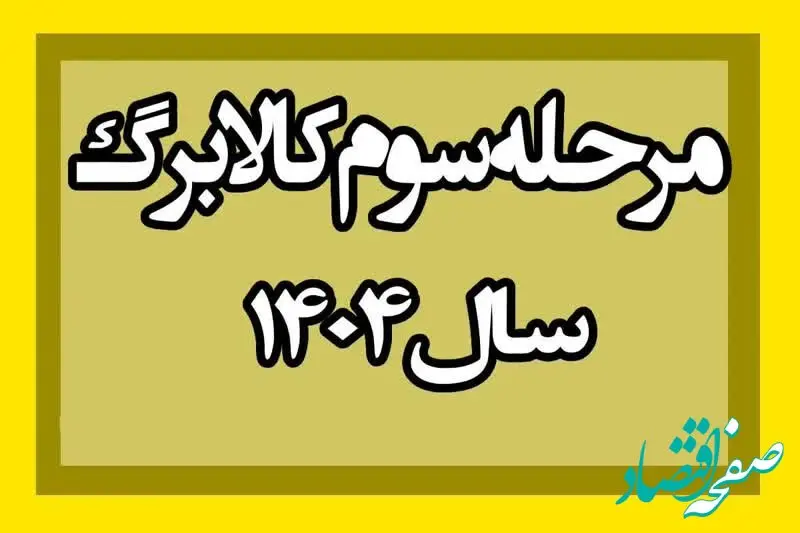 تکلیف کالابرگ الکترونیکی مرحله سوم مشخص شد| تغییر یکباره کالابرگ‌ ۳۵۰ و ۵۰۰ هزار تومانی در خرداد ۱۴۰۴