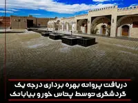 دریافت «پروانه بهره‌برداری درجه یک گردشگری» توسط پتاس خور و بیابانک