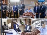 عیادت رئیس کل بیمه مرکزی جمهوری اسلامی ایران از دکتر چایچی