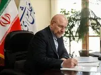 قالیباف: پیام رهبر معظم انقلاب، نصب‌العین تمام مسئولان کشور است
‌