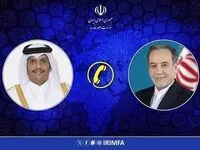 گفت‌وگوی مهم عراقچی و وزیر خارجه قطر درباره تنگه هرمز